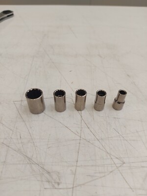 Craftsman USA, 1/4 Antrieb Steckschlüssel.              12 Pts. 7/32,9/32,5/16,11/32,1/2.