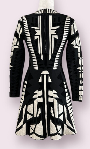 NWT Parker Women's Cardigan Fit & Flare Dress Size XS Stretch Zip Long Sleeve - Picture 2 of 13