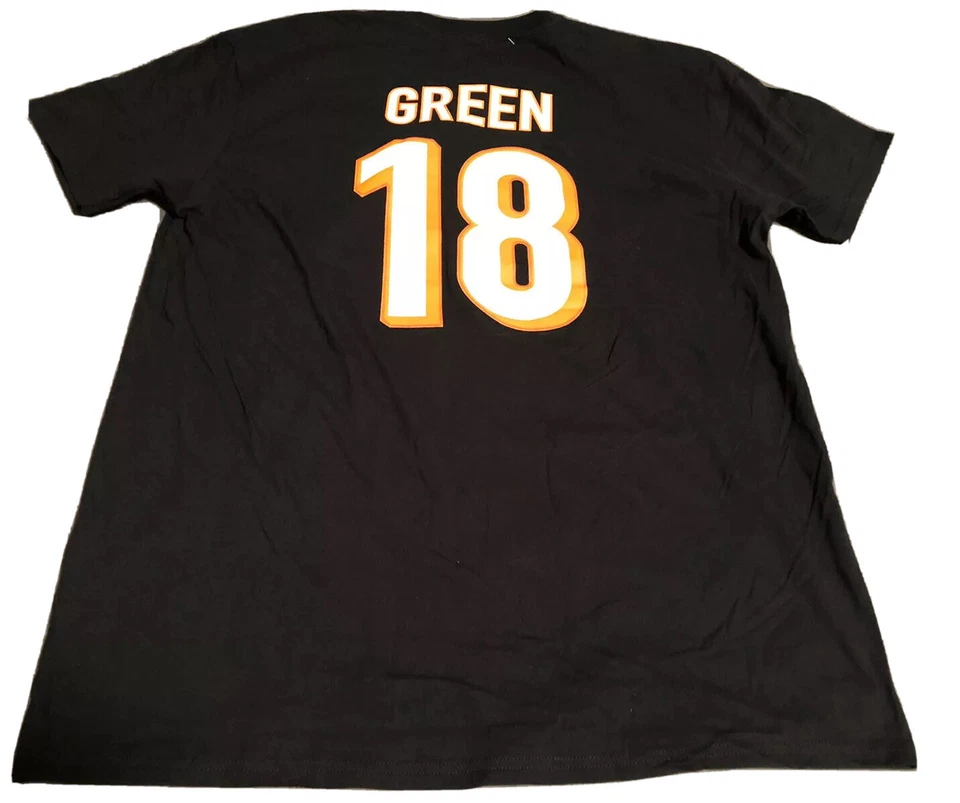 Camiseta deportiva para hombre Fanatics AJ verde Cincinnati Bengals talla extra grande nueva Foto 2 de 2