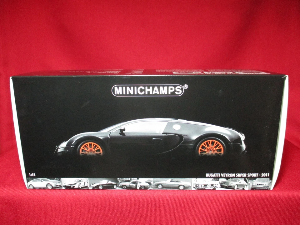 1:18 Scale Bugatti Veyron 16.4 Super Sport Black Land Speed World Record 2011 - Image 3 of 4