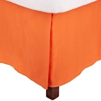Impressions 1500 Series 100% Microfiber Pleated Queen Bed Skirt Solid, Orange - on sale Impressions 1500 Series 100% Microfiber Pleated Queen Bed Skirt Solid, Orange - on sale