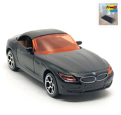 Majorette BMW Z4 Roadster Black - Orange Windshield Wheels 5Y 1:56