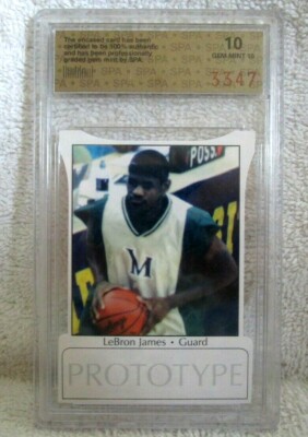 2002 Lebron James Proto SPA GEM MINT 10