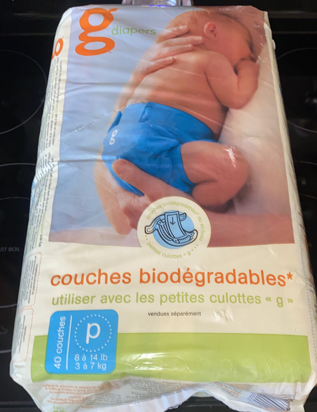 2 Pks 40 Size Small gDiapers Disposable Inserts Use w/ gPants
