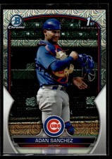 Adan Sanchez 2023 Bowman Chrome Mega Box Mojo Refractor A Card #BCP-219