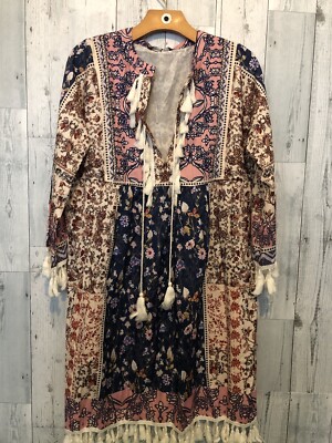 noracora boho dresses NORACORA Southwestern Boho Printed Dress Hippie Hippy Gypsy Festival NWOT NEW