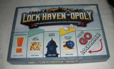 Lock Haven Opoly Local Monopoly Board Game Late For The Sky