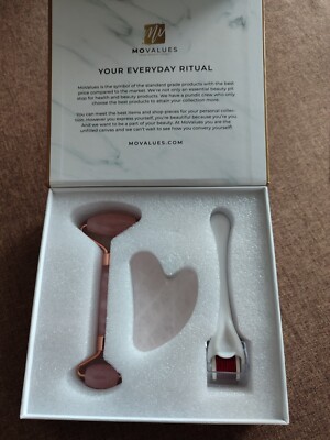 Rose Quartz Facial Roller & Gua Sha Set