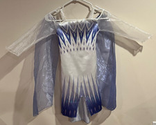 Disney Frozen II Elsa Dress The Snow Queen Deluxe Girls Costume Size S/P 4-6X 