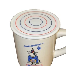 Vtg budweiser bud light Spuds MacKenzie Coffee Mug 1986 ANHEUSER  BUSCH 