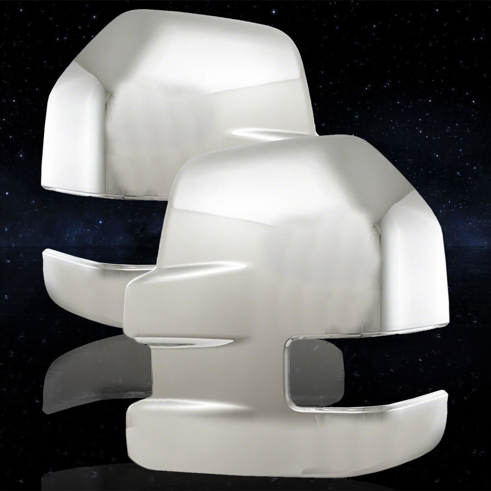 Auto Reflections Chrome Full Towing Mirror Covers w/Cutout for 1520