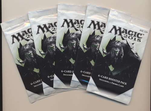 5x MTG Magic the Gathering 2015 DOTP 6-Card Booster Pack FACTORY SEALED!!