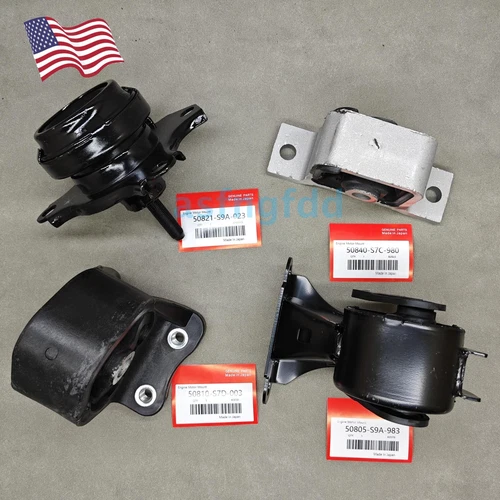 4PCS Engine Motor & Trans Mount Fits For 2002-2006 Honda CR-V 2.4L Automatic - Picture 2 of 5