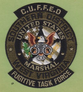 West Virginia Us Marshal Fugitive Task Force Cuffed Police Shoulder Patch Ebay