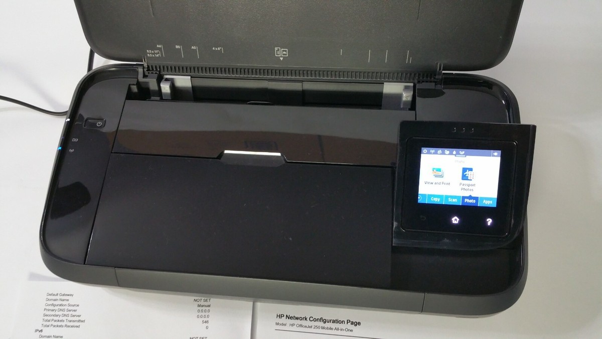 HP OfficeJet 250 Mobile All-in-One Printer - Print, Scan, Copy