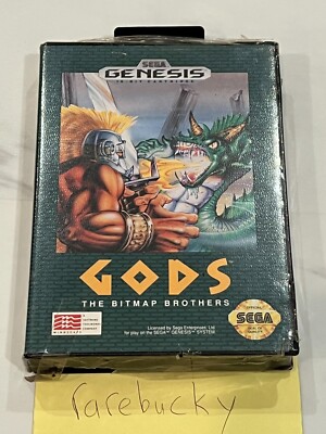 GODS (Sega Genesis) NEW SEALED, SUPER RARE, ONLY 1 ON EBAY!