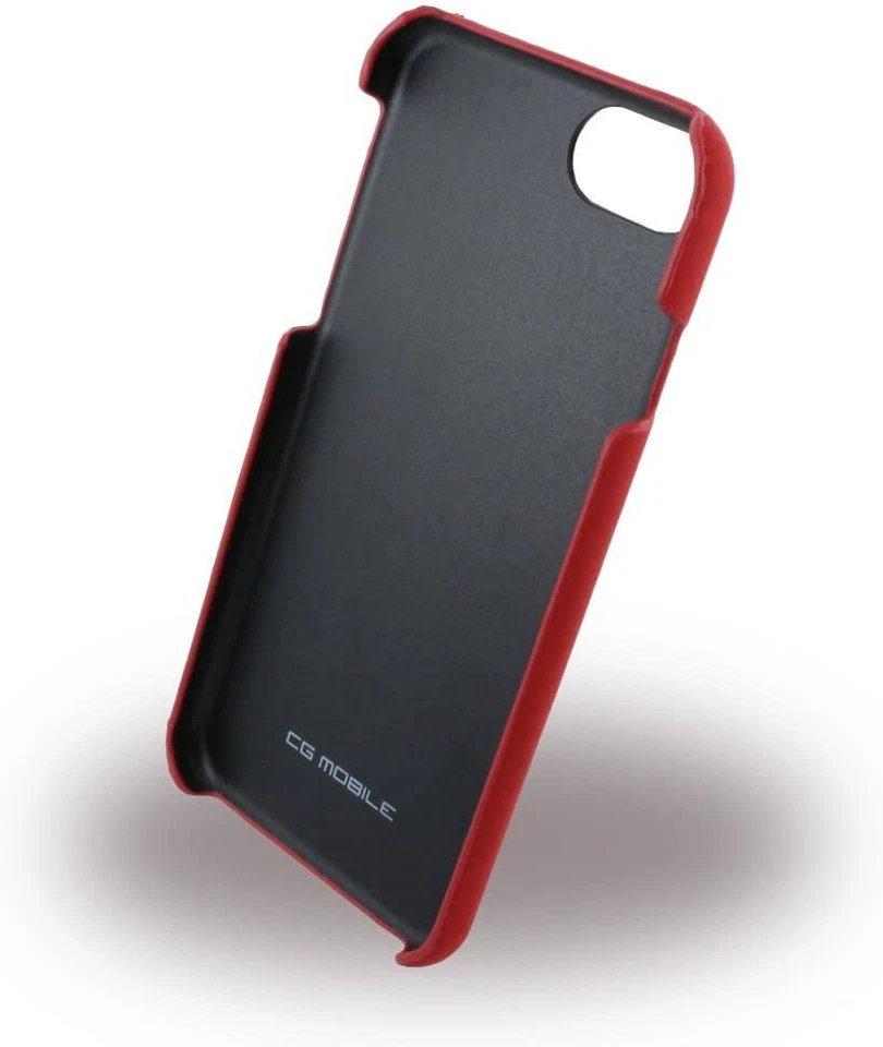 Funda rígida de fibra de carbono Ferrari para iPhone SE (2ª y 3ª generación), 8, 7, 6 y 6S Foto 3 de 4