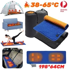 Electric Heat Pad Sleeping Bag Heating Mat Seat Cushion Heats Winter Warmer USB