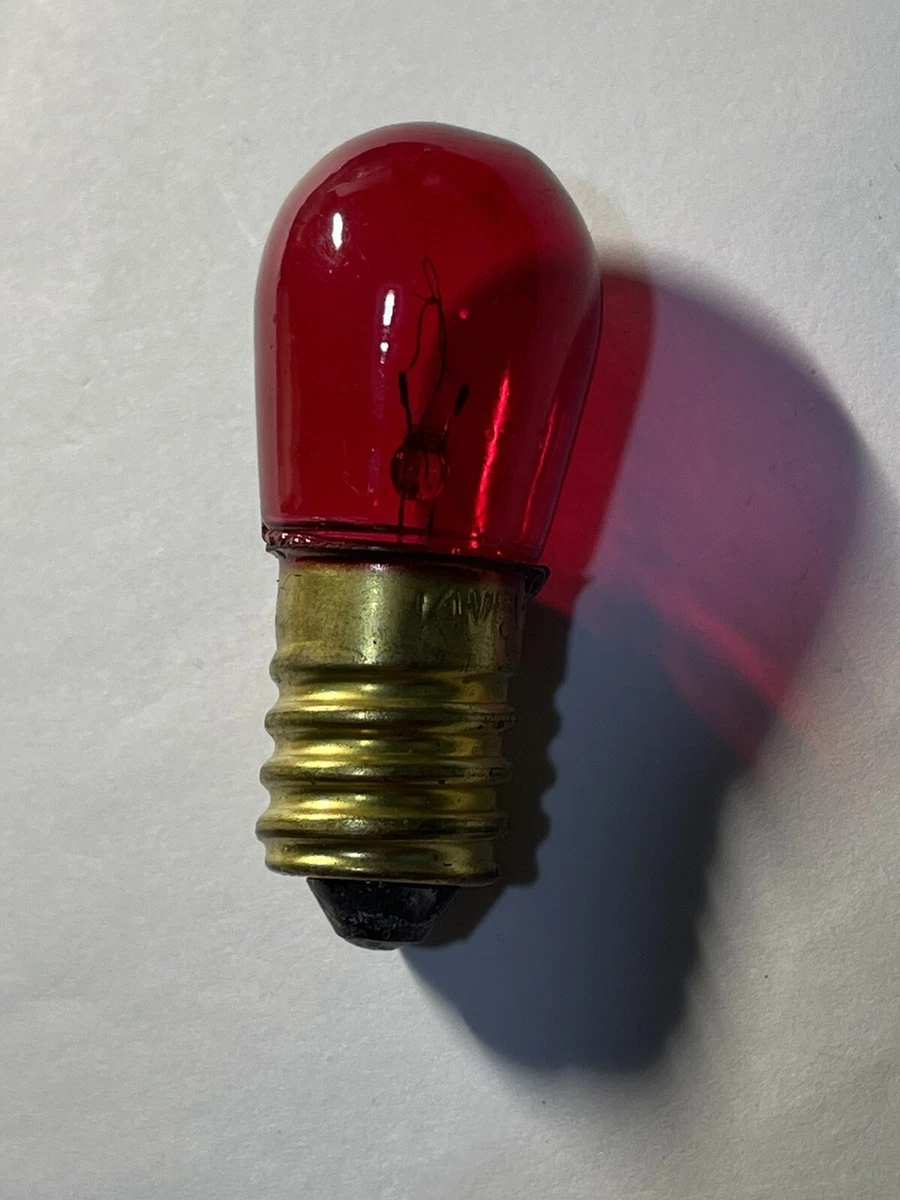 3 piezas lámpara bombilla E14 5w 14V 0,34A incandescente roja luminarias diversos usos