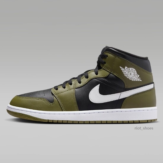 Nike Air Jordan 1 Mid Shoes 'Medium Olive' (DQ8426-092 Nike Air Jordan 1 Mid Shoes 'Medium Olive' (DQ8426-092