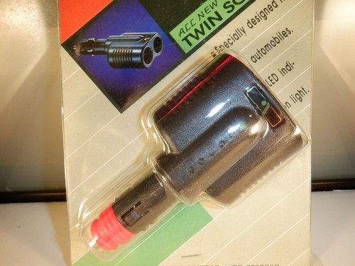 HEAVY DUTY FUSED TWIN CIGARETTE LIGHTER SOCKET 4 CELL • RADAR DETECTOR • CAMERAS - Picture 2 of 10