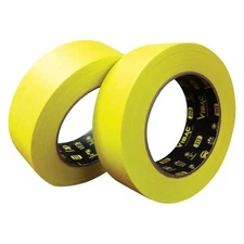Vibac 313-0041 1" Fluorescent Yellow Pro Grade Automotive Masking Tape, Case