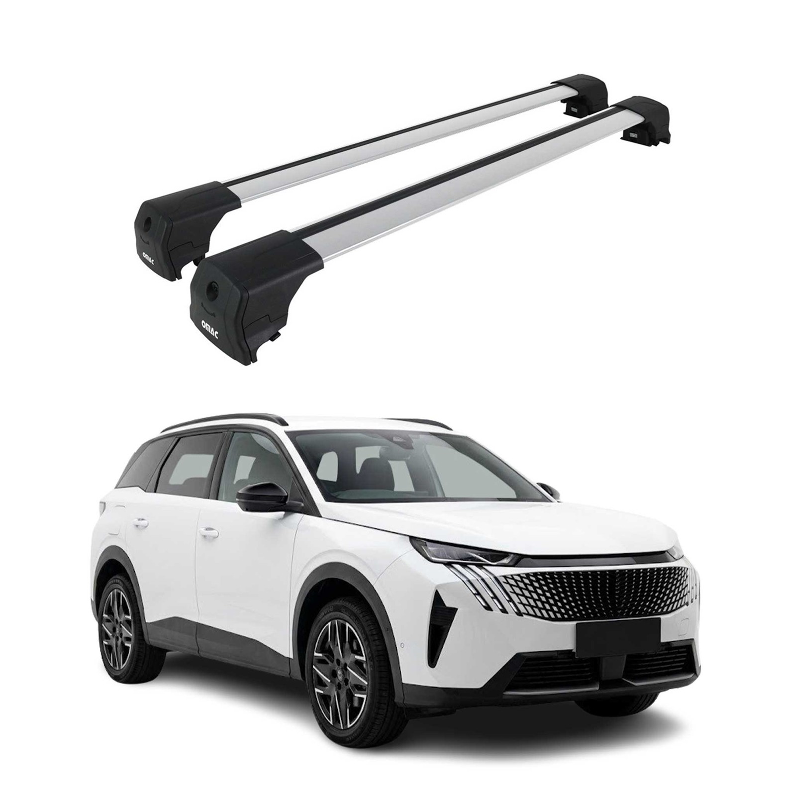 Barres de toit alu Peugeot 5008 III 2024-2026 - Lignes aérodynamiques premium