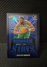 2024-25 Panini Donruss Optic - Winner Stays Jaylen Brown #7 Purple Prizm
