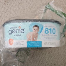 Diaper Genie Jumbo Square Refill 810 Count Odor Locking Technology NEW