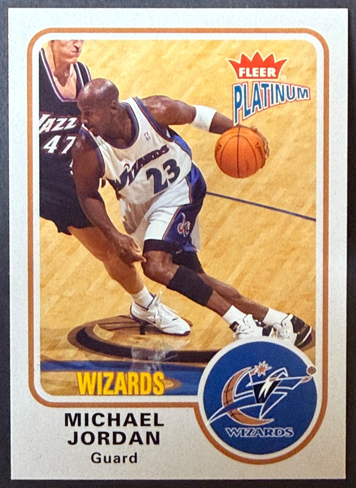 2002-03 Fleer Basketball Platinum Michael Jordan #91 Washington Wizards