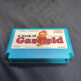A Week of Garfield Famicom NES TCC-VG 1989 NTSC-J Nintendo Towa chiki Cartridge