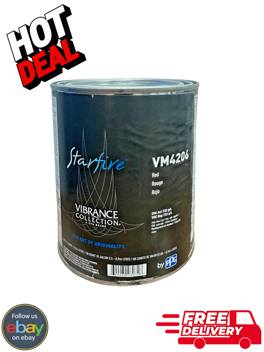 PPG Starfire Vibrance Collection VM4206 Red Toner QT | eBay
