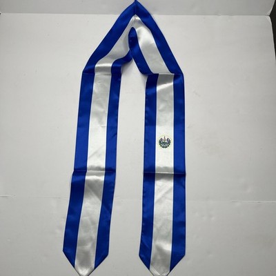 El SAlvador Graduation Stole Sash Pack of 4 Republica De El Salvador