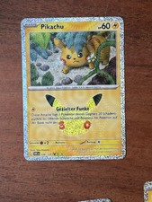 Pikachu (30C 038) 30 anni 038/128 (16/30) Carta Pokemon Italiano NM
