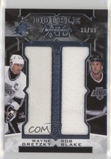 2017 SPx Double XL Duos Materials Tier 2 39/99 Wayne Gretzky Rob Blake HOF 4lz
