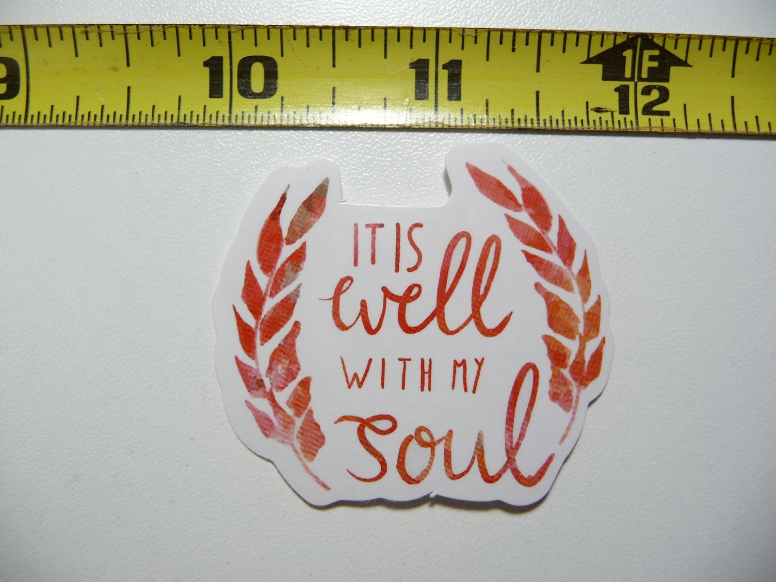 SPRIGS WELL WITH MY SOUL DECAL STICKER CHRISTIAN FAITH CHURCH BELIEF