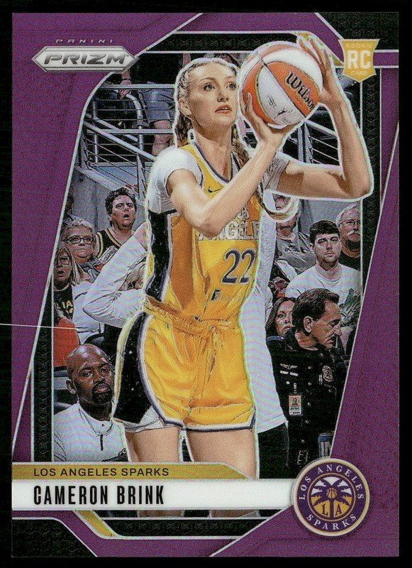 2024-25 Panini Prizm Purple 83/149 Cameron Brink Rookie #127 BG6