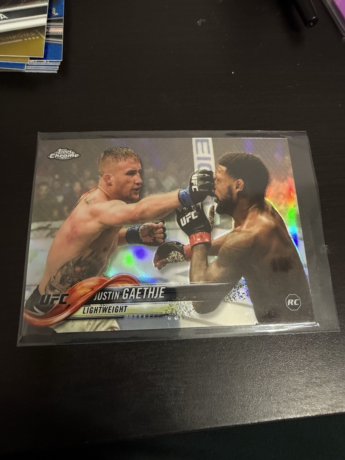 2018 Topps Chrome UFC - Justin Gaethje #71 Refractor (RC)