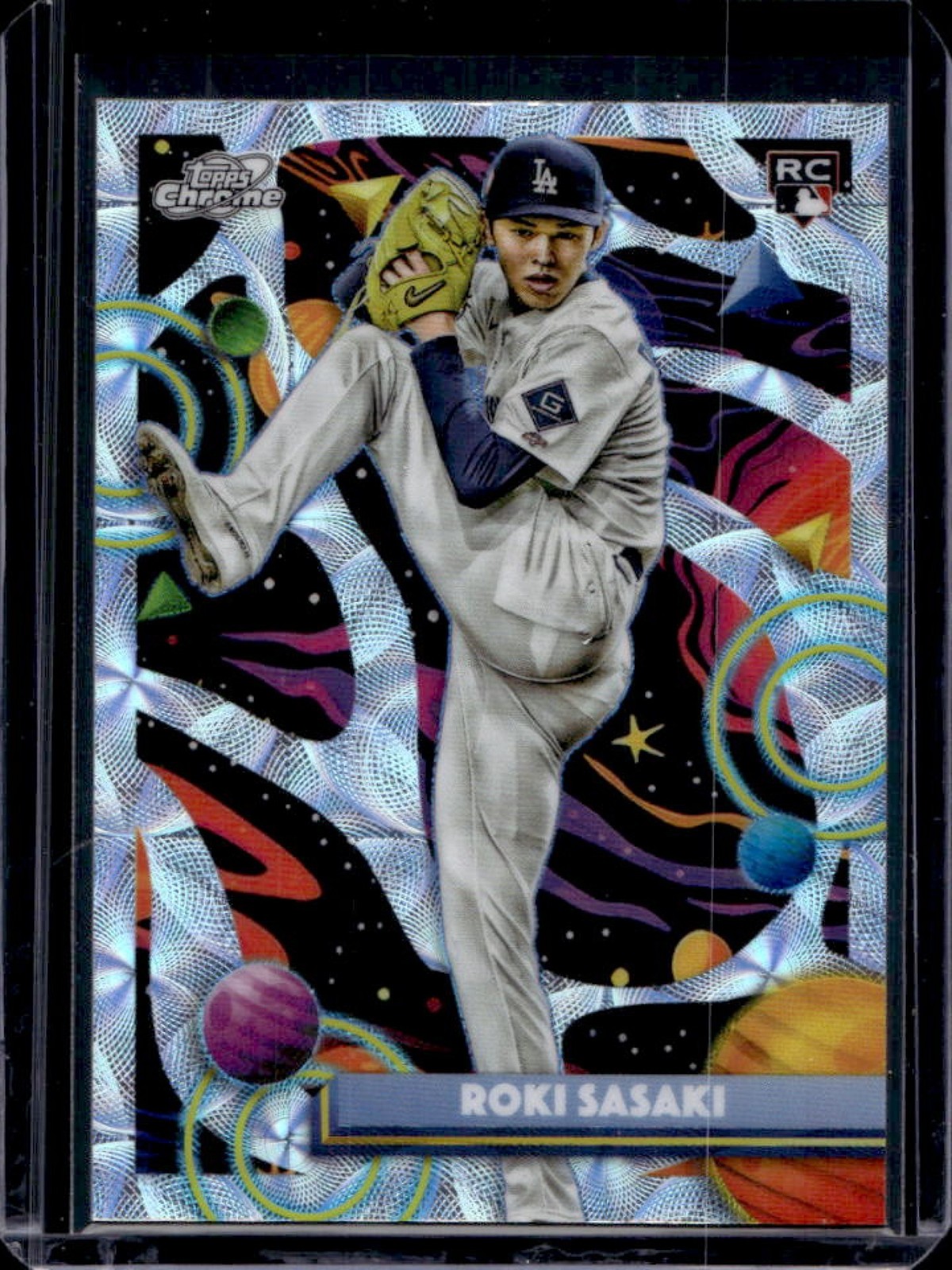 2025 Topps Cosmic Chrome Roki Sasaki RC Nucleus Refractor #68 Dodgers