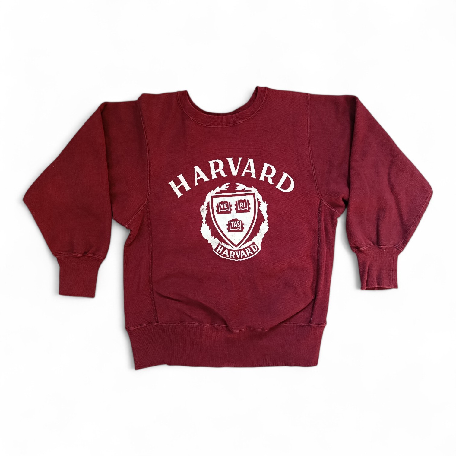 Champion Reverse Weave Vintage 70s 80s Sweatshirt Made In Usa Red Harvard Rare S