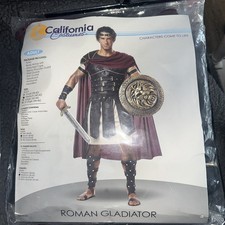 California Costumes Adult Roman Gladiator Size Medium with gladiator Sandals