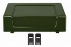 1988-2002 Kawasaki Bayou 220 Green Rear Fender Storage Cover OEM 14024-1477-6A