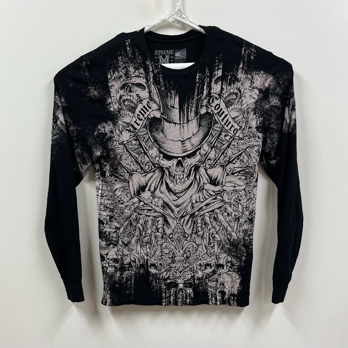 Camiseta Offering Affliction Negra Camiseta Térmica Affliction