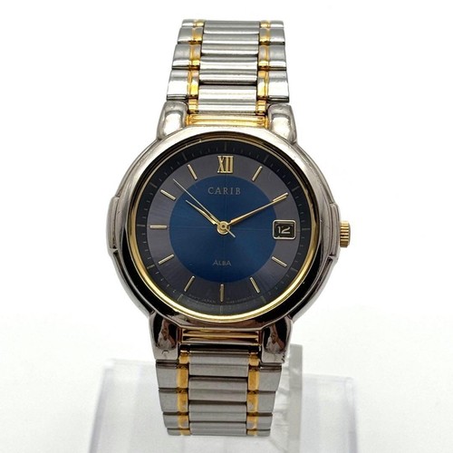 SEIKO New Battery Working Item Alba CARIB V145-0E50 - Gem