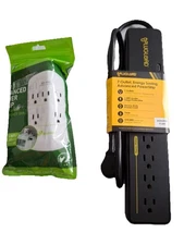 LOT OF  Surge Protector 5 outlet + Energy Saving Advanced Power Strip 7 outlets