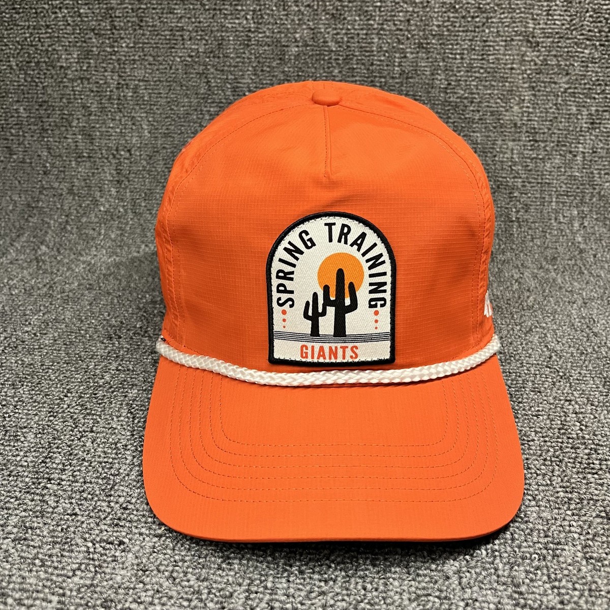 San Francisco Giants '47 Brand Spring Training Hitch Rope Hat Orange Snapback