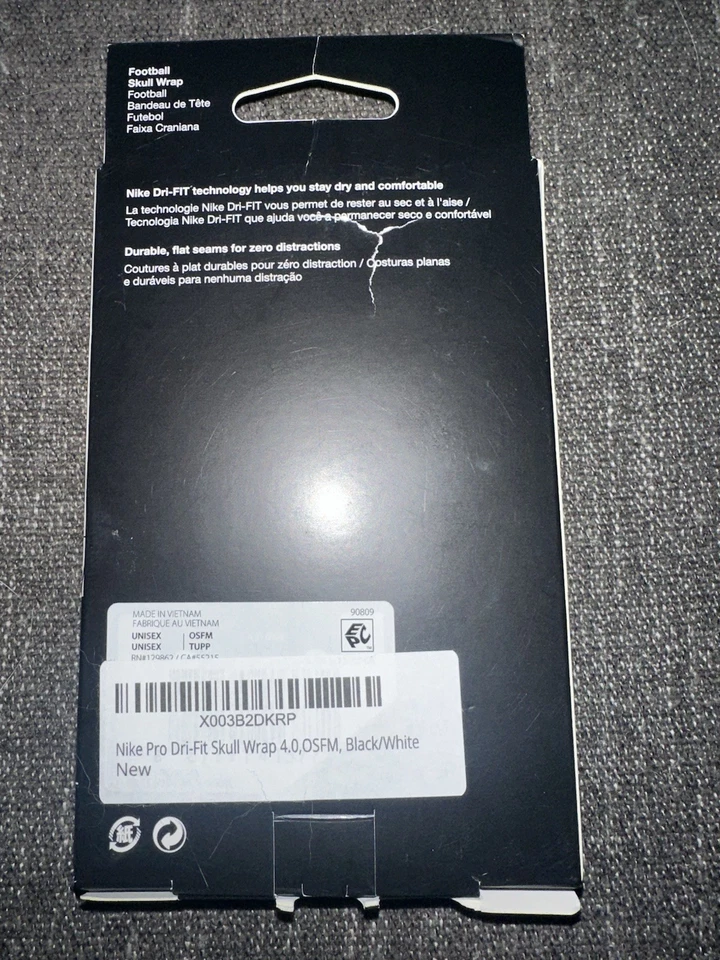 Nike Dri-Fit череп надежном взрослых черный/белый футбол - Изображение 2 из 4