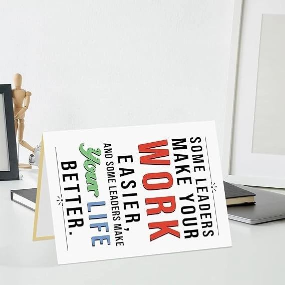 Funny Boss Thank You Card - Perfect Boss's Day Gift | Tarjeta Gracias Jefe... - Image 2 of 4