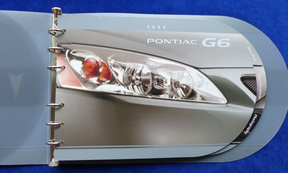 Pontiac G6 GT Sedan MY 2005 - US-Pressemappe CD-Rom Press-Kit 2004 USA - Bild 2 von 4