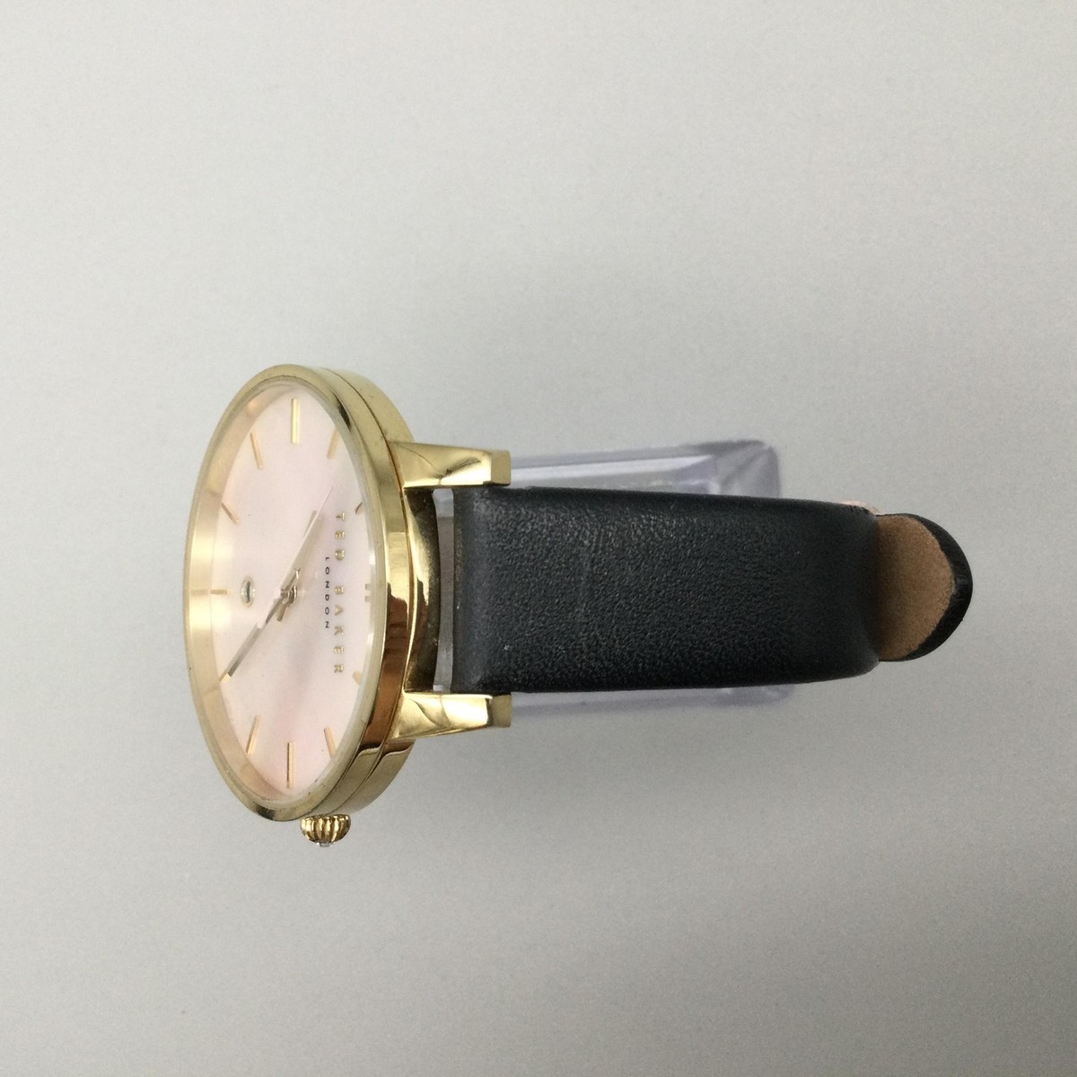 Ted Baker Kate Womens Watch 40mm MOP Gold Tone Black Leather  display picture 1